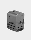Energea TravelWorld | 35.5W Travel Adapter - Gunmetal