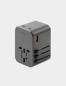 Energea TravelWorld GaN65 | 65W Travel Adapter - Gunmetal