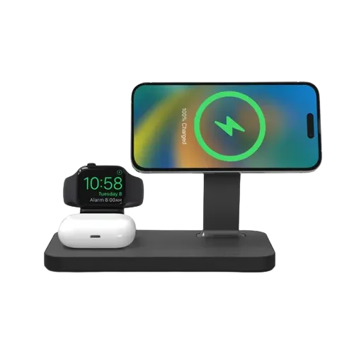 Mophie Snap+ 3in1 Wireless Charging Stand - Black