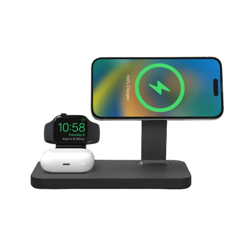 Mophie Snap+ 3in1 Wireless Charging Stand - Black