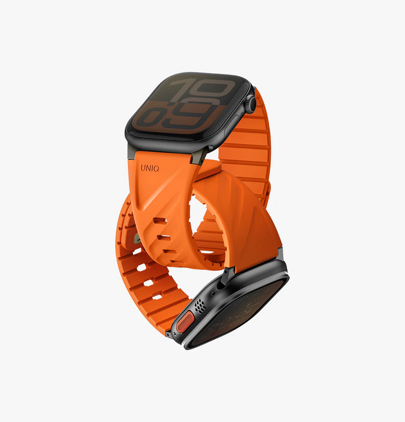 UNIQ Fluo Magnetic Apple Watch Strap with Connector Bundle 49-40mm