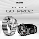 HiFuture GoPro2 Luxury Stainless Steel Smart Watch