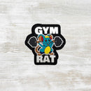 The Meniacc Gym Rat PVC Velcro Patch