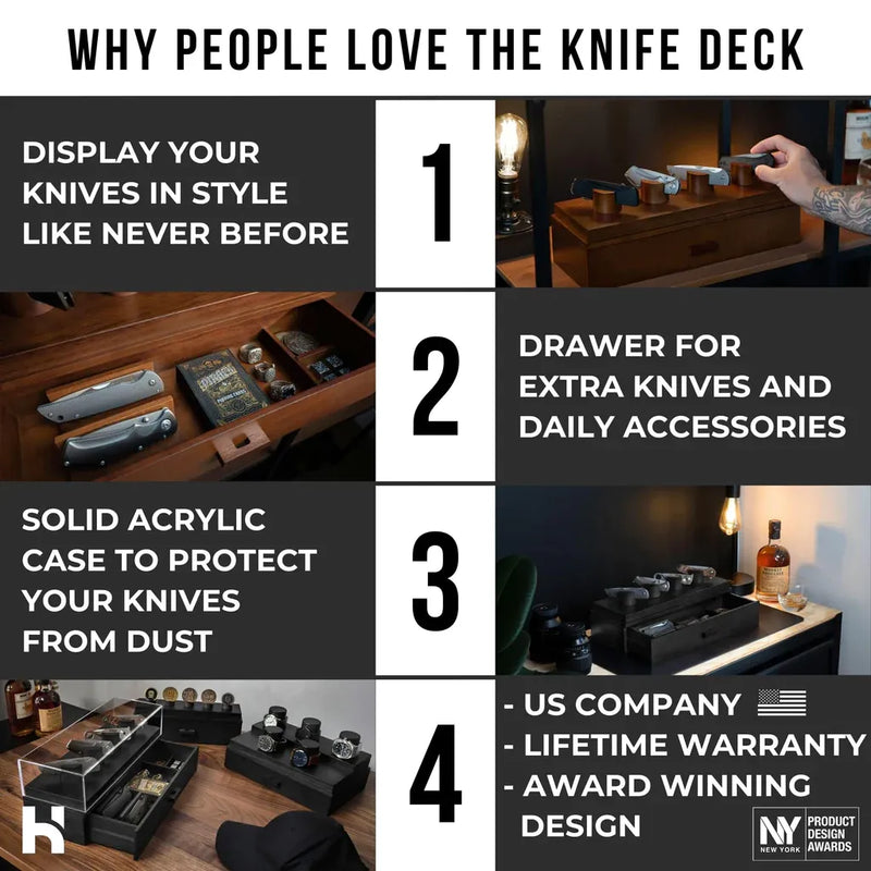 (Markdown) Holme & Hadfield The Knife Deck - Cherry