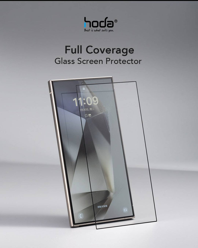 Hoda 0.21mm 2.5D (Clear) Full Coverage Tempered Glass Screen Protector For Samsung Galaxy S24 Ultra