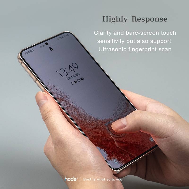 Hoda Anti-Peeper (Privacy) Full Coverage Tempered Glass Screen Protector For Samsung Galaxy S24 Ultra