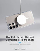 Hoda Crystal Pro Magnet Glass Case Military Standard For Samsung Galaxy S24 Ultra