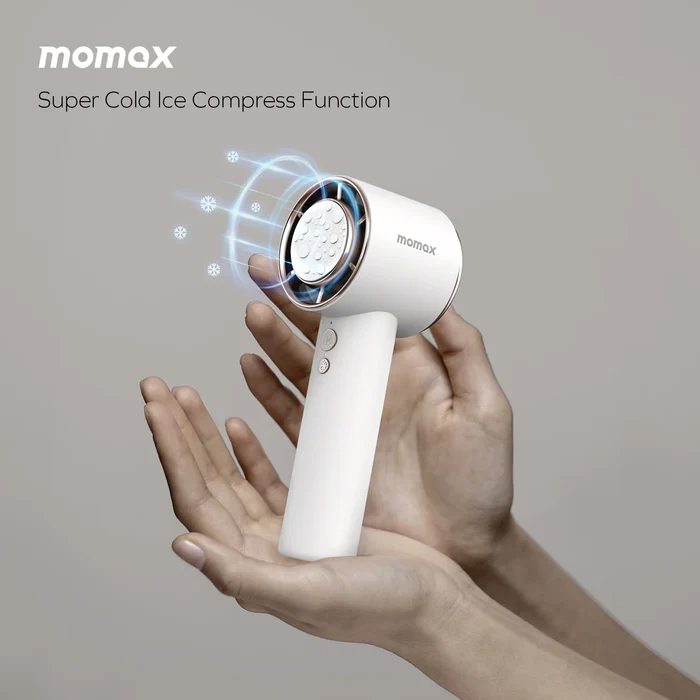 Momax Ultra Freeze | Portable Icy Cooling Fan - White