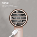 Momax 1°Go Portable Handheld High Speed Fan With Icy Cooling Plate