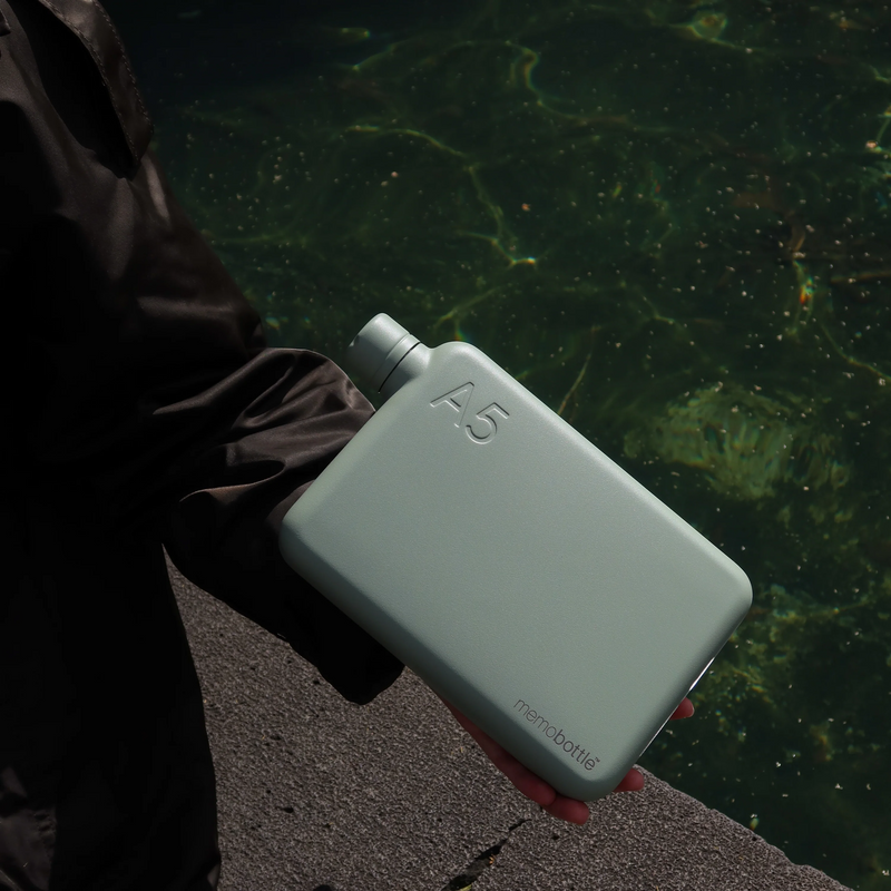 A5 memobottle (Stainless Steel) - Pistachio 36 oz / 1080 ml