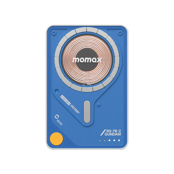 Momax x Gundam 1-Power X Pro | Magnetic Wireless Power Bank 5000mAh With Built-In USB-C Cable - Limited Edition