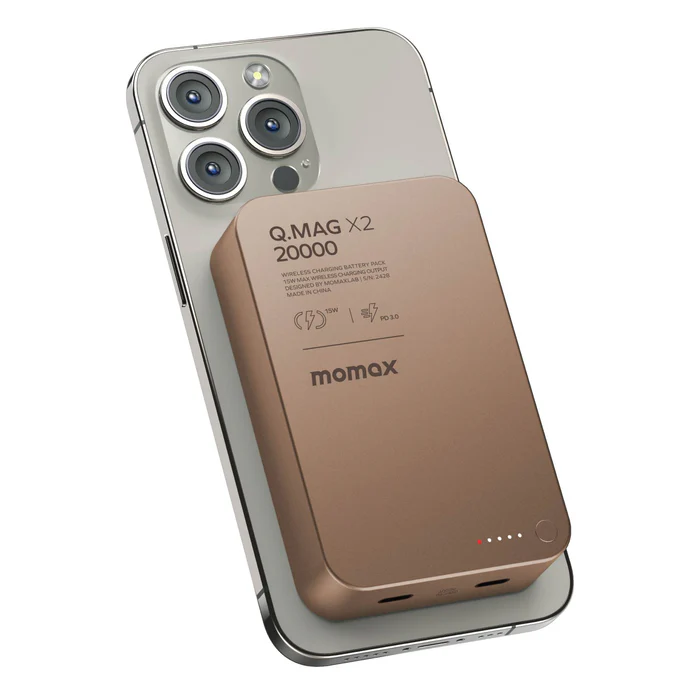 Momax Q.MAG X2 | Magnetic Wireless Power Bank 20000mAh - Gen 2