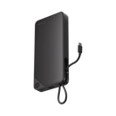 Momax 1-Power X1 | Battery Pack 20000mAh with Built-in USB-C Cable - Black