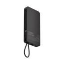 Momax 1-Power X1 | Battery Pack 20000mAh with Built-in USB-C Cable - Black