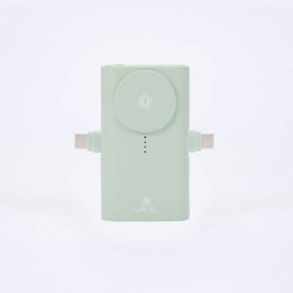 LaPO 5,000mAH Fast Charging Pocket Power Bank 2 Type-C