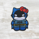 The Meniacc Kitty Batman/Stormtrooper/Jason/Deadpool Embroidered Velcro Patch
