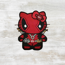 The Meniacc Kitty Batman/Stormtrooper/Jason/Deadpool Embroidered Velcro Patch