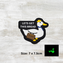 The Meniacc Lets Get This Bread PVC Velcro Patch