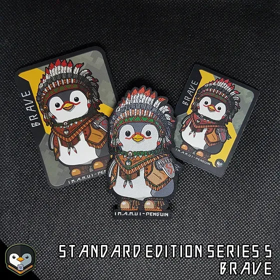 |M.A.M.U| Penguin Standard Edition Morale Patches - Brave Class