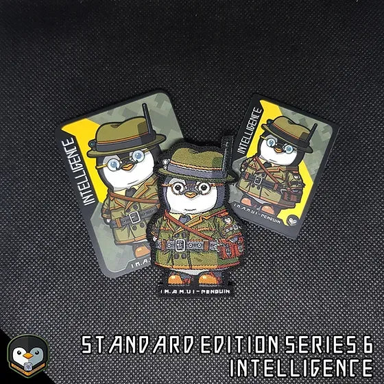 |M.A.M.U| Penguin Standard Edition Morale Patches - Intelligence Class