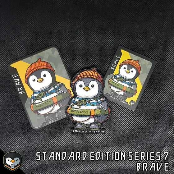 |M.A.M.U| Penguin Standard Edition Morale Patches - Brave Class