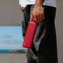 Slim memobottle (Stainless Steel) - Red 20 oz / 600 ml