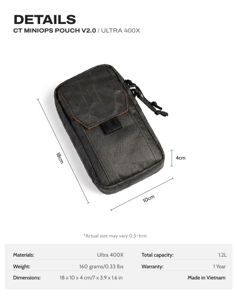 Ctactical MiniOps Pouch V2 - ULTRA400X