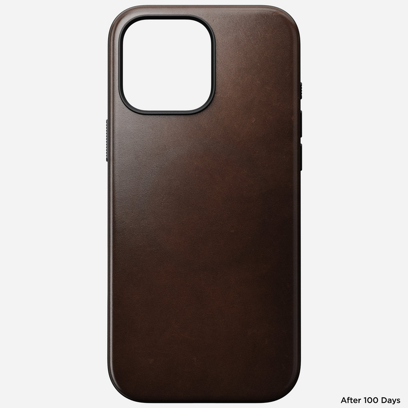 Nomad Modern Leather Case Horween Leather Magsafe iPhone 16 series