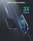 Aukey PB-MS05 MagFusion 6700mAh Qi2 Magnetic Wireless Charging Power Bank