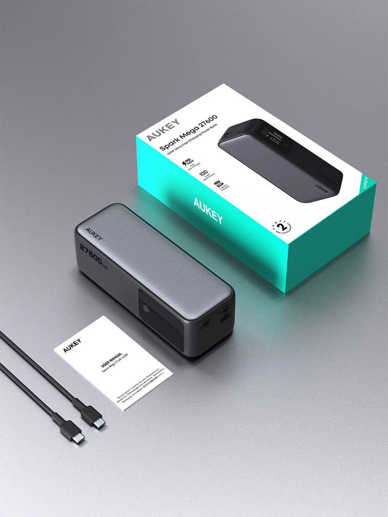Aukey PB-Y63 Spark Mega 27600mAh 140W PD Ultra-Fast Charging Laptop Power Bank