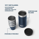 Yeti Shot Glasses With Carrying Case