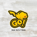 The Meniacc Pikachu Go PVC Velcro Patch