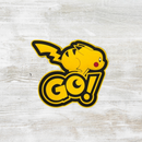 The Meniacc Pikachu Go PVC Velcro Patch