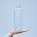 Slim memobottle (Stainless Steel) - Powder Blue 20 oz / 600 ml