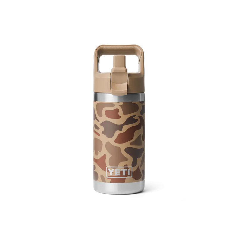 Yeti Rambler® Jr. 12 OZ Kids Water Bottle With Color-Matched Straw Cap - Wetlands Camo