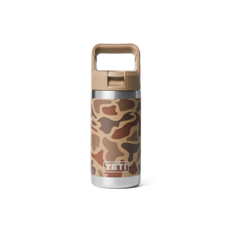 Yeti Rambler® Jr. 12 OZ Kids Water Bottle With Color-Matched Straw Cap - Wetlands Camo