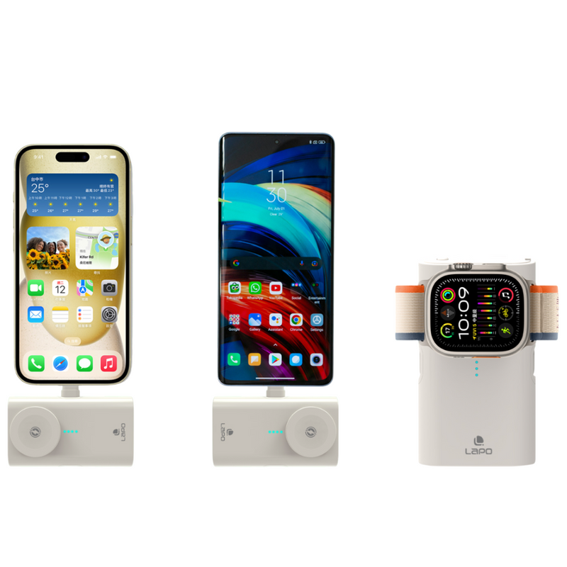 LaPO 5,000mAH Fast Charging Pocket Power Bank 2 Type-C