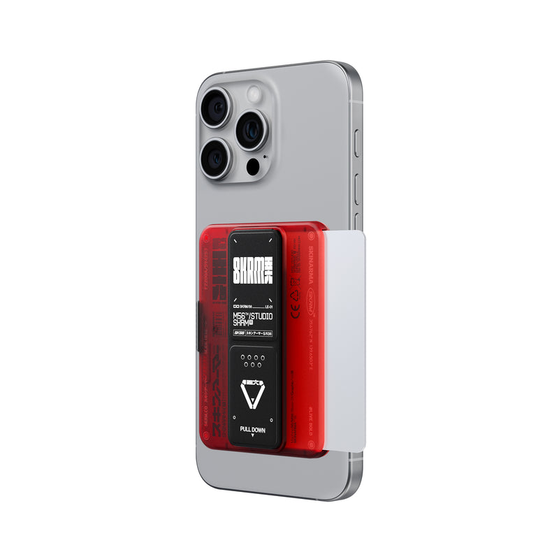 Skinarma SKRM x M56 MIRAGE Magnetic Card Holder with Grip Stand