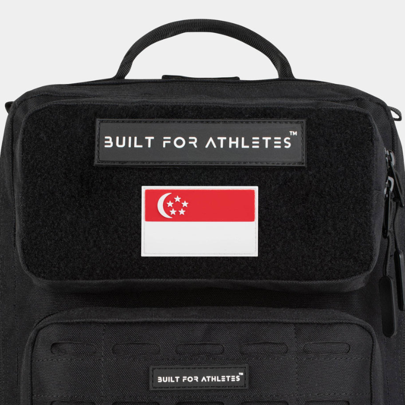 Built For Athletes - Patch - Singapore Flag