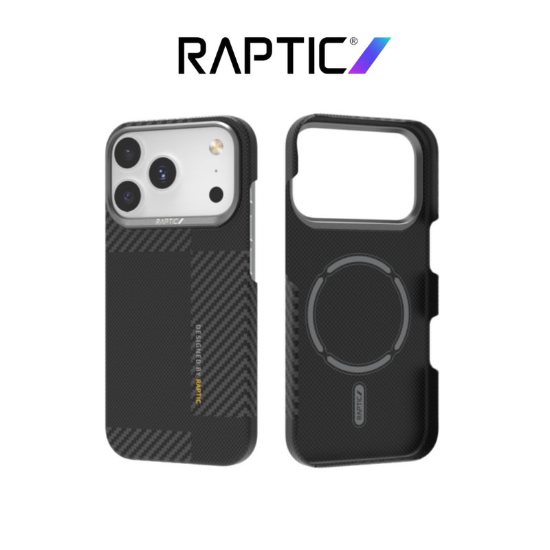 Raptic Aramid Fiber Geotik Case with Magsafe for iPhone 17 Series Raptic Aramid Fiber Geotik Case with Magsafe for iPhone 17 Series