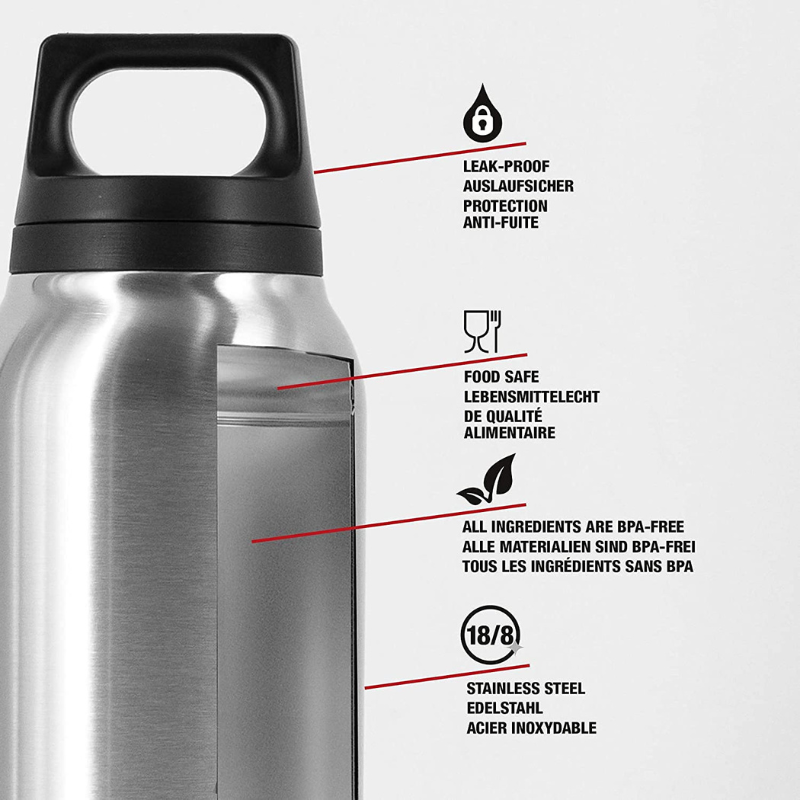Sigg Thermo Flask Hot & Cold Brushed 0.5L
