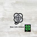 The Meniacc Skull Cover PVC Velcro Patch