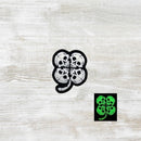 The Meniacc Skull Cover PVC Velcro Patch