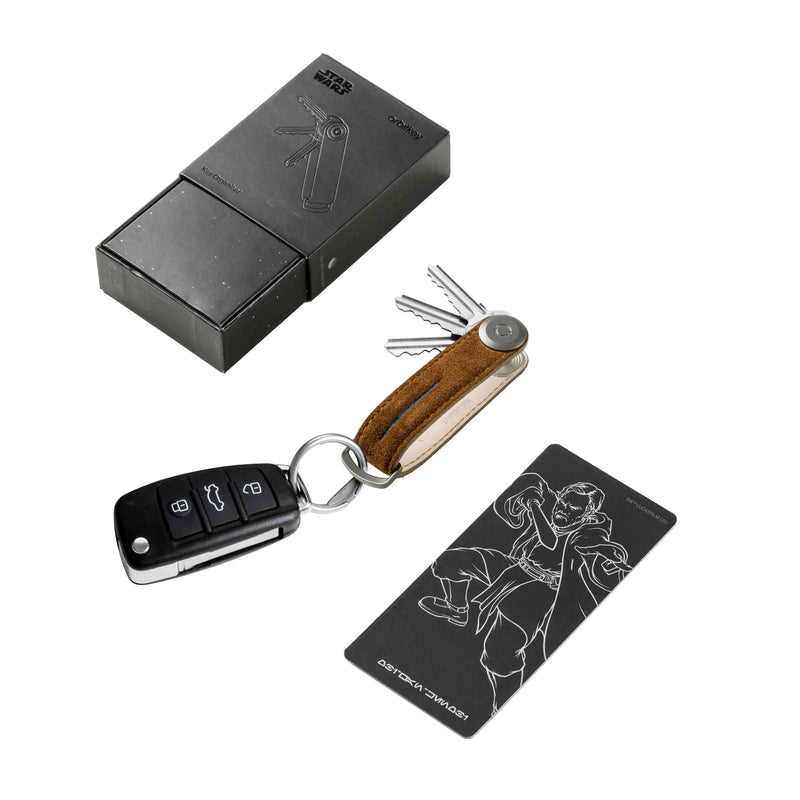 Orbitkey Star Wars Suede Leather Key Organiser - Obi-Wan Kenobi™