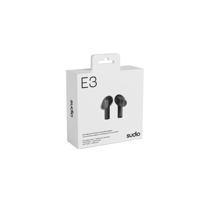 Sudio E3 Hybrid ANC True Wireless Earbuds