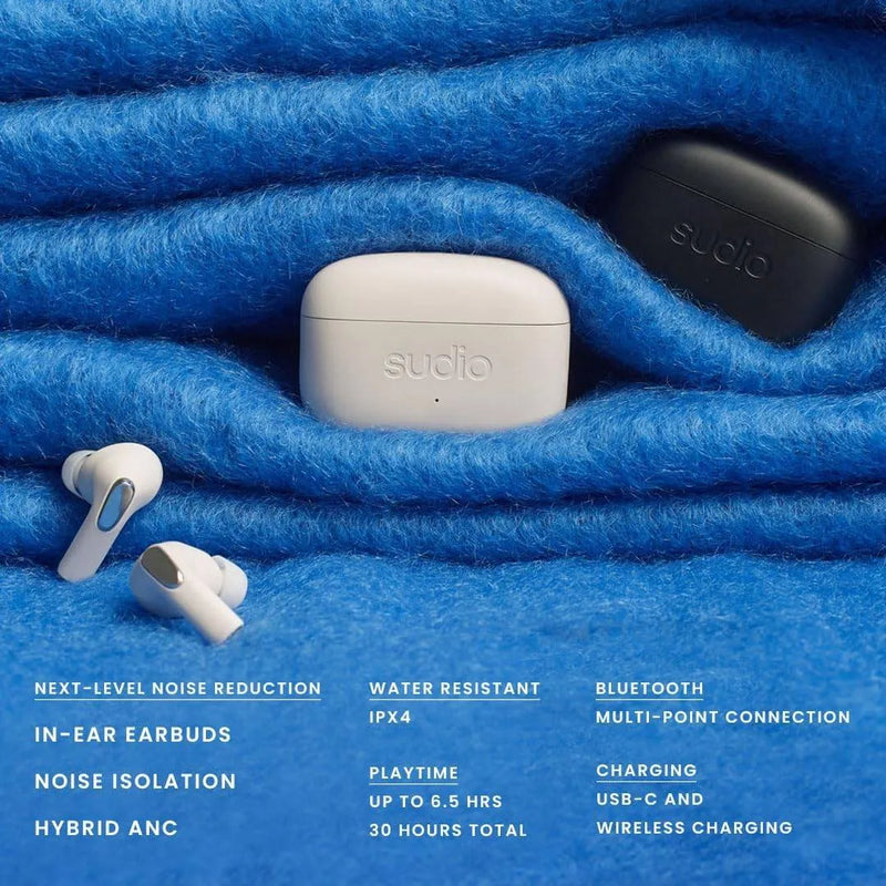 Sudio E3 Hybrid ANC True Wireless Earbuds