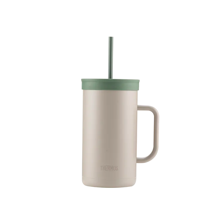 Thermos TKHA-1000K 1.0L Vacuum Insulated Mug with Straw
