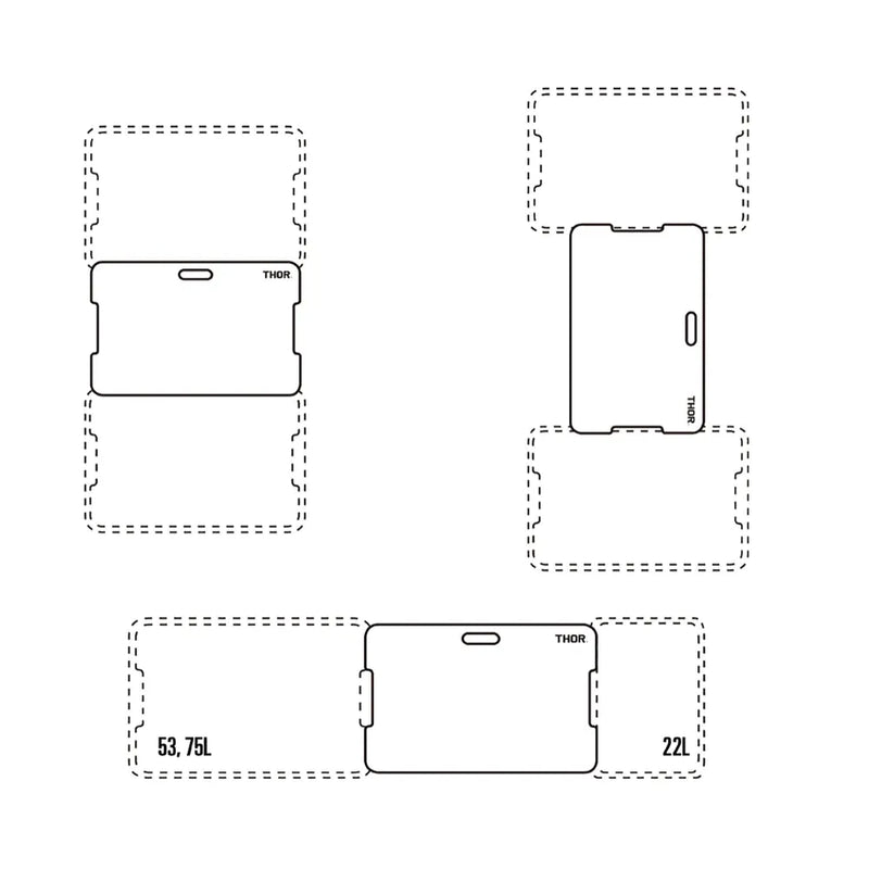 Thor Lid for Tote Box 53L/75L