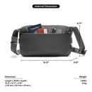 (Nov Promo) Tomtoc Explorer T21 Laptop Messenger Bag 14-inch - Black