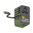 Momax x Gundam 1-World+ | 3-Port Travel GaN Charger With Built-in USB-C Cable 70W - Limited Edition